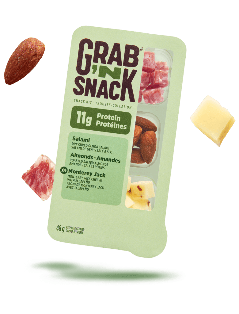 GrabNSnack Salami Almond Monterey Jack